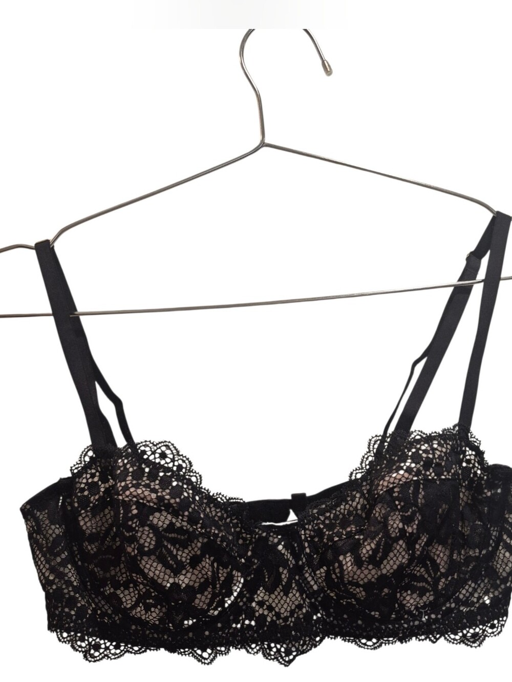Intimately Free People Maya Lace Bra Size 32C Black Cream